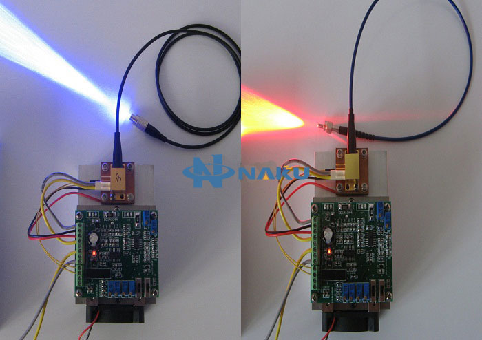 638nm 0.4W pigtailed laser